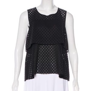 Rebecca Minkoff Sleeveless Lattice Top